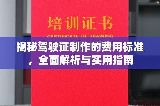 涟源揭秘驾驶证制作的费用标准，全面解析与实用指南